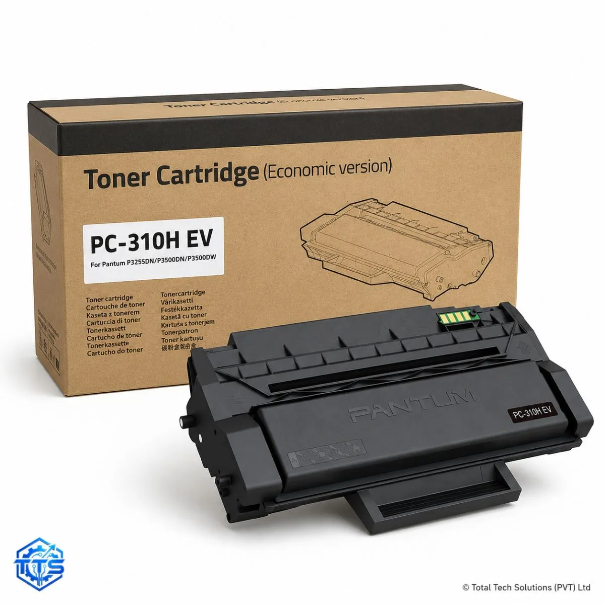 Pantum PC310H EV High Capacity Black Toner Cartridge for P3100/P3255/P3500