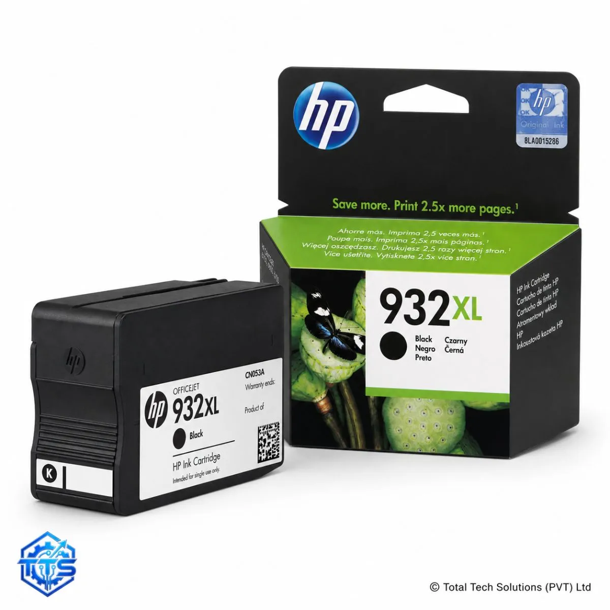 HP 932 Black Original Ink Cartridge - Expired Stock