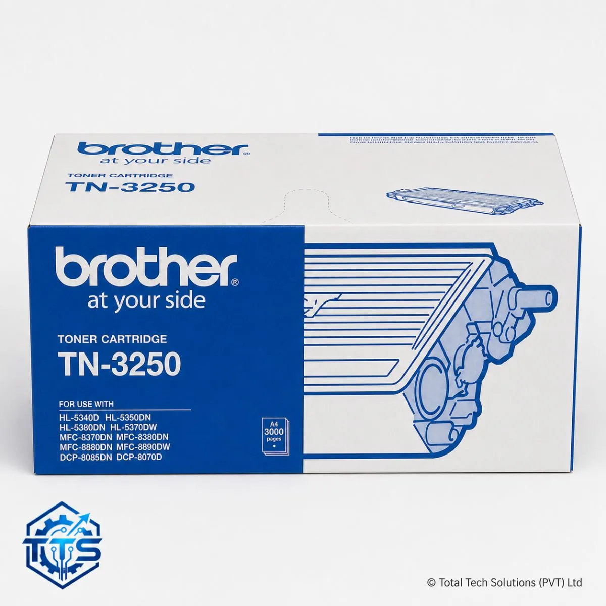 Brother TN-3250 Black Toner Cartridge, image 3