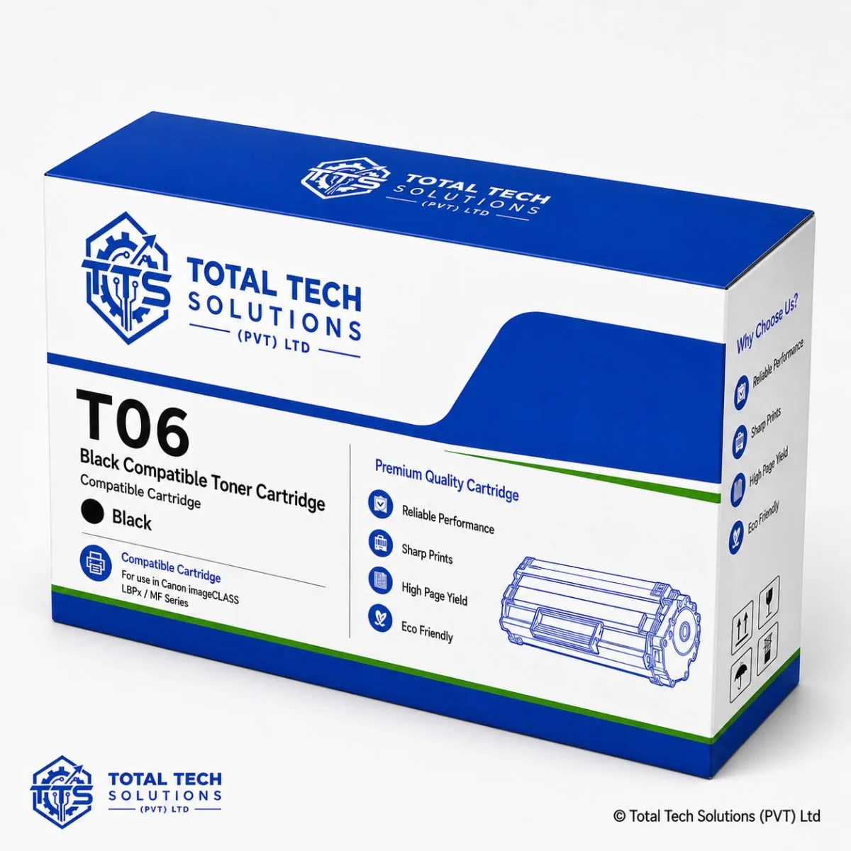 Canon T06 Black Compatible Toner Cartridge