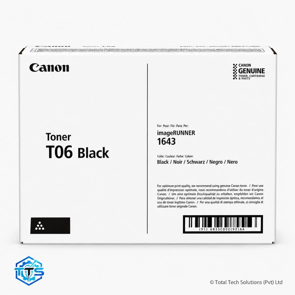 Canon T06 Black Genuine Toner Cartridge