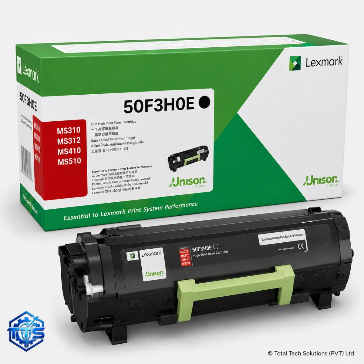 Lexmark 503HE High Yield Black Toner Cartridge, image 4