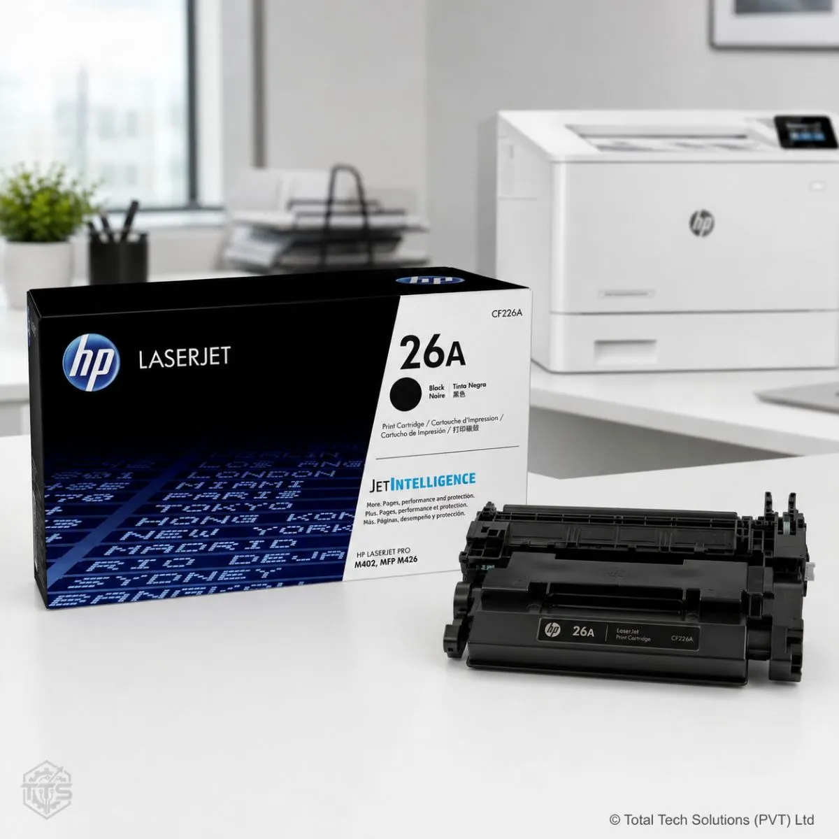 HP 26A Black Original LaserJet Toner Cartridge CF226A, image 4