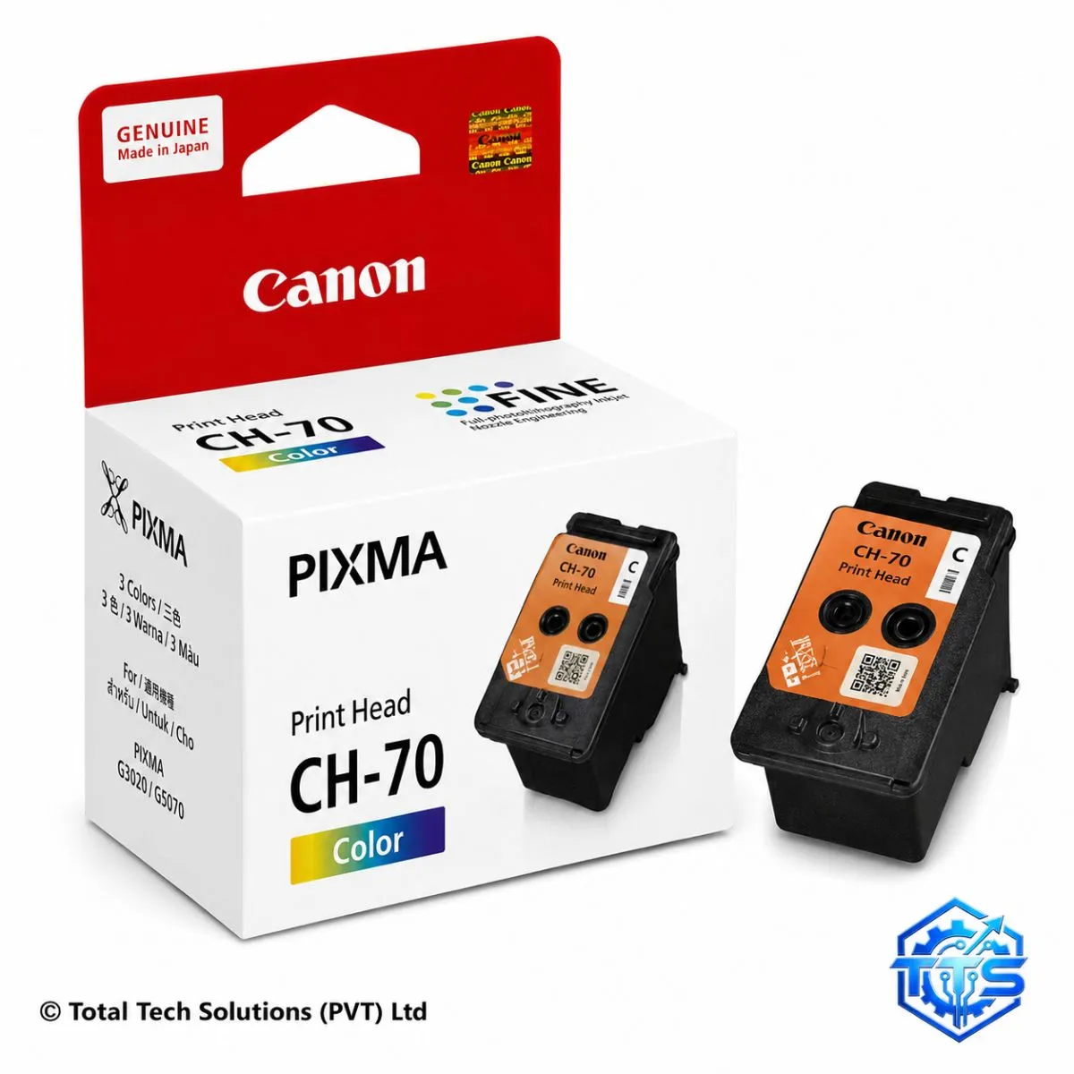 Canon CH-70 Tri-Color Original Print Head for PIXMA G3020 / G5070, image 3