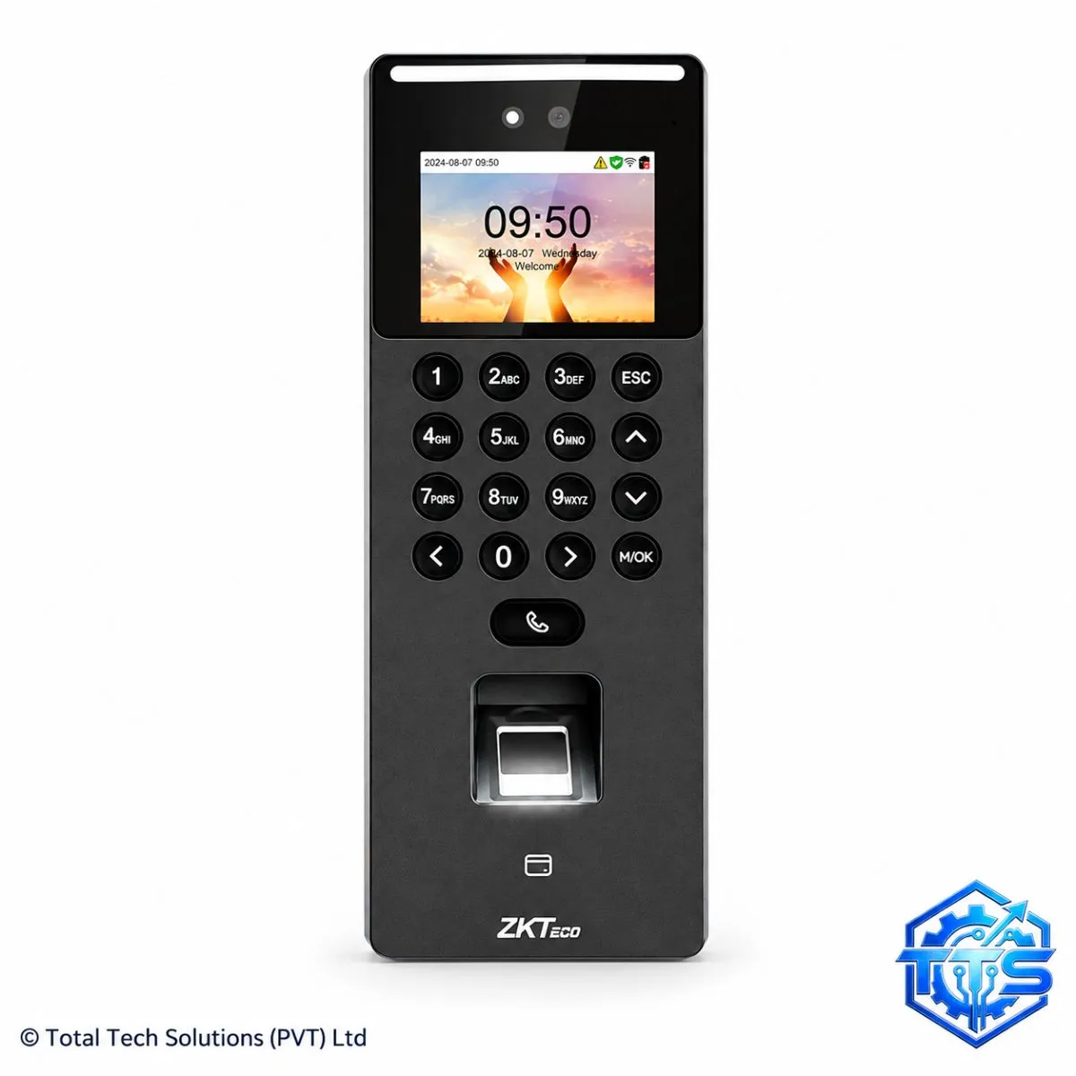 ZKTeco SenseFace 2A Face / Fingerprint / Card Time Attendance & Access Control Terminal, image 3