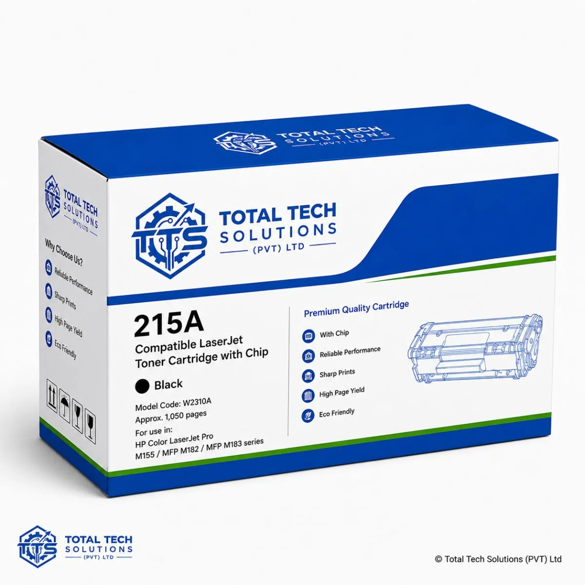 HP Compatible 215A Black Compatible LaserJet Toner Cartridge with Chip, image 4