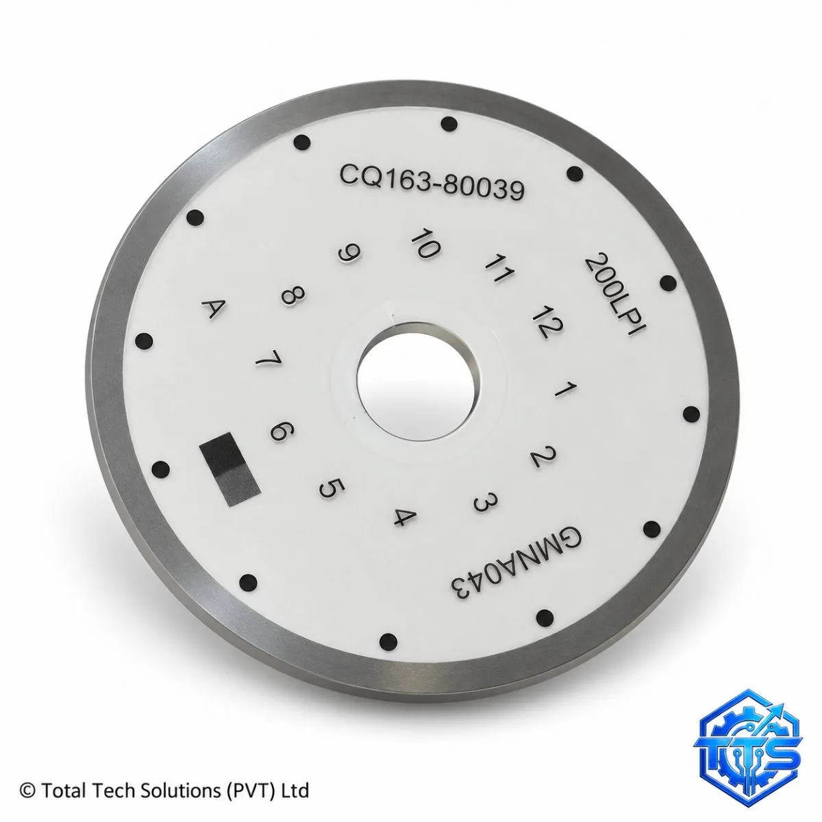 Total Tech Solutions Disk Encoder Wheel for HP 600 Series Printers, image 2