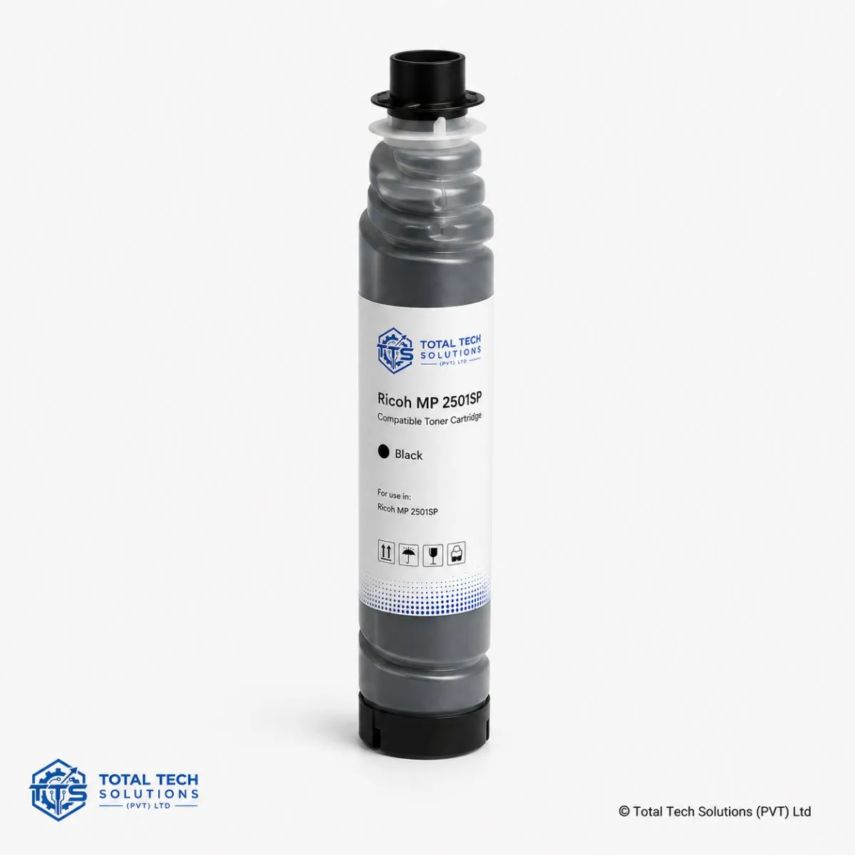 Total Tech Solutions Ricoh MP 2501SP Compatible Black Toner Cartridge, image 4
