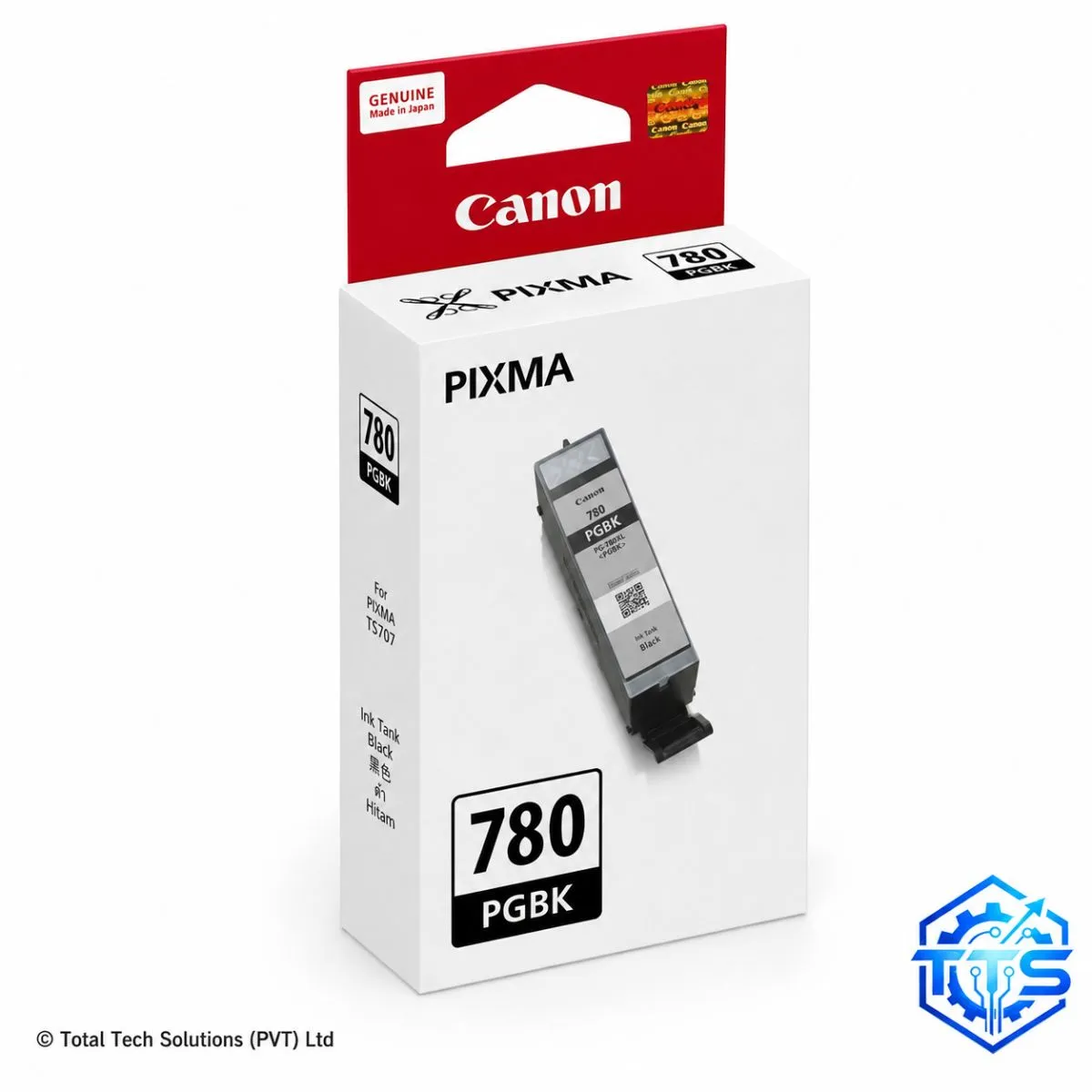 Canon PGI-780 PGBK Pigment Black Original Ink Cartridge for PIXMA TS707, image 3