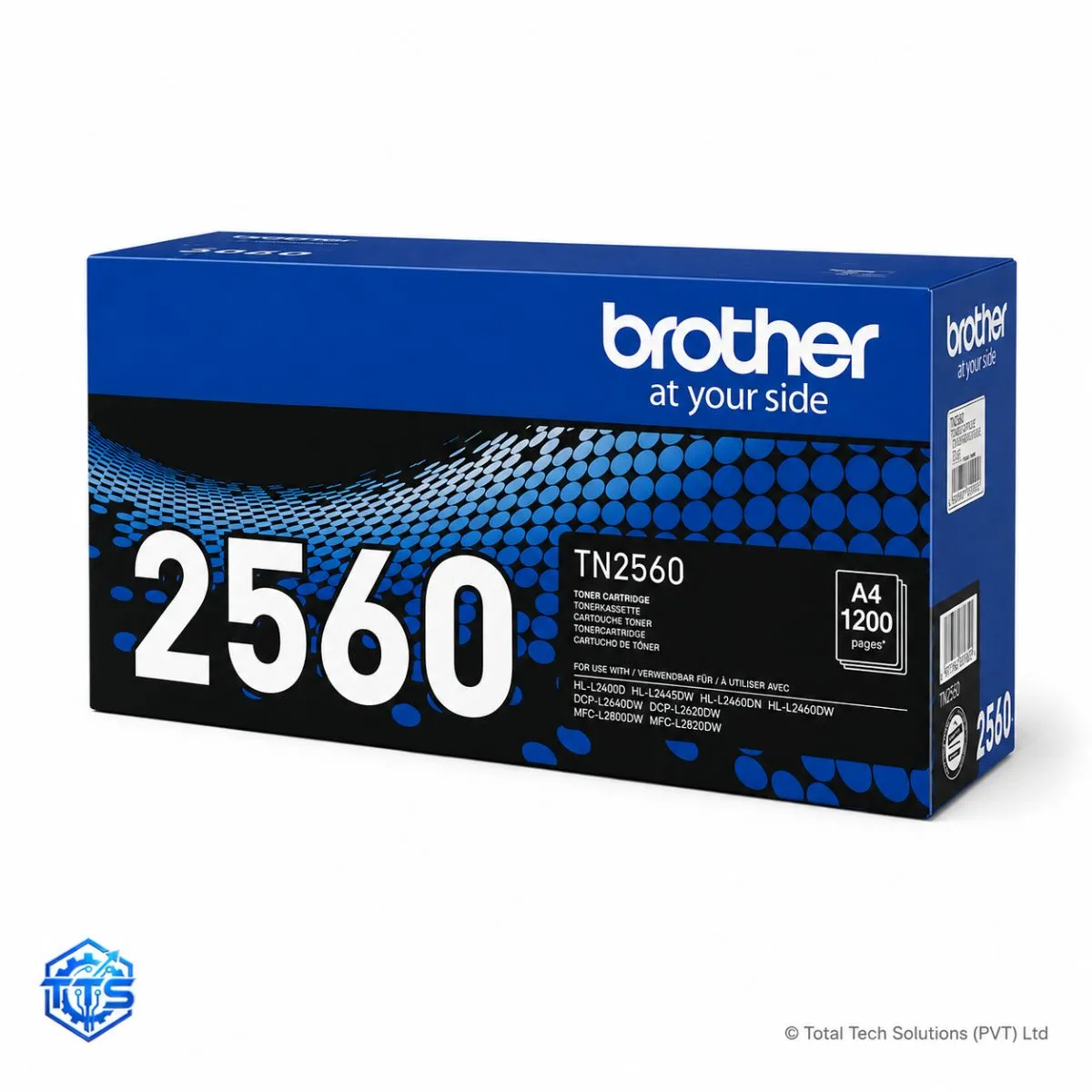 Brother TN-2560 Original Black Toner Cartridge, image 2