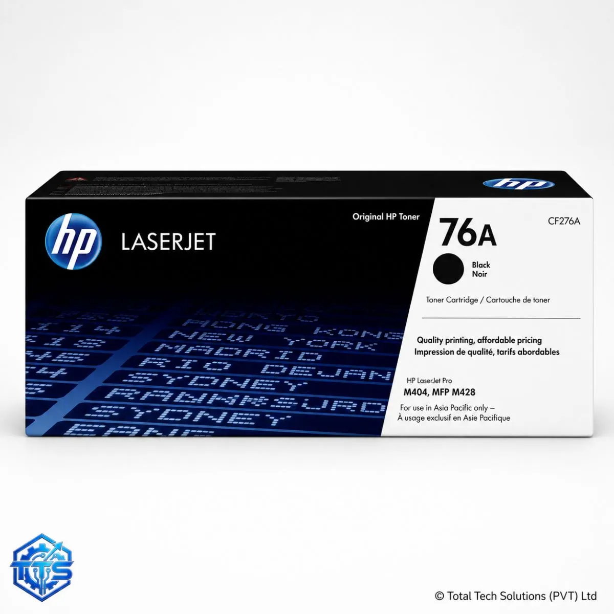HP 76A Black Original LaserJet Toner Cartridge CF276A, image 4