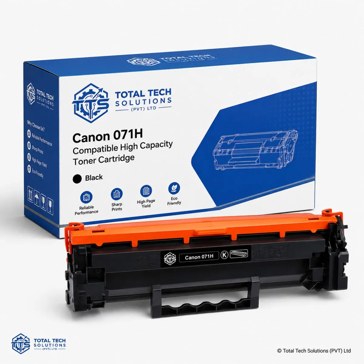 Total Tech Solutions Canon 055 Compatible Toner Cartridge