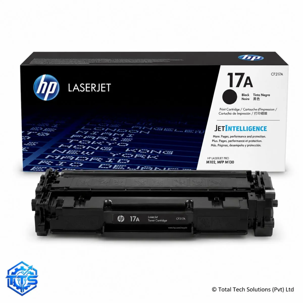 HP 17A Black Original LaserJet Toner Cartridge, image 3