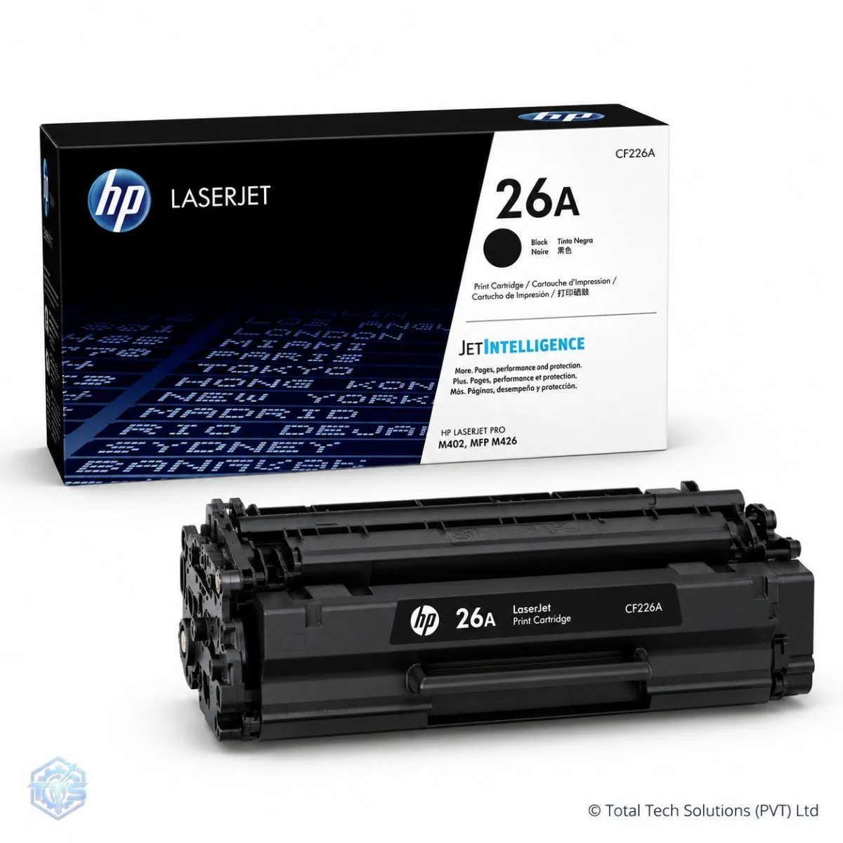 HP 26A Black Original LaserJet Toner Cartridge CF226A, image 2