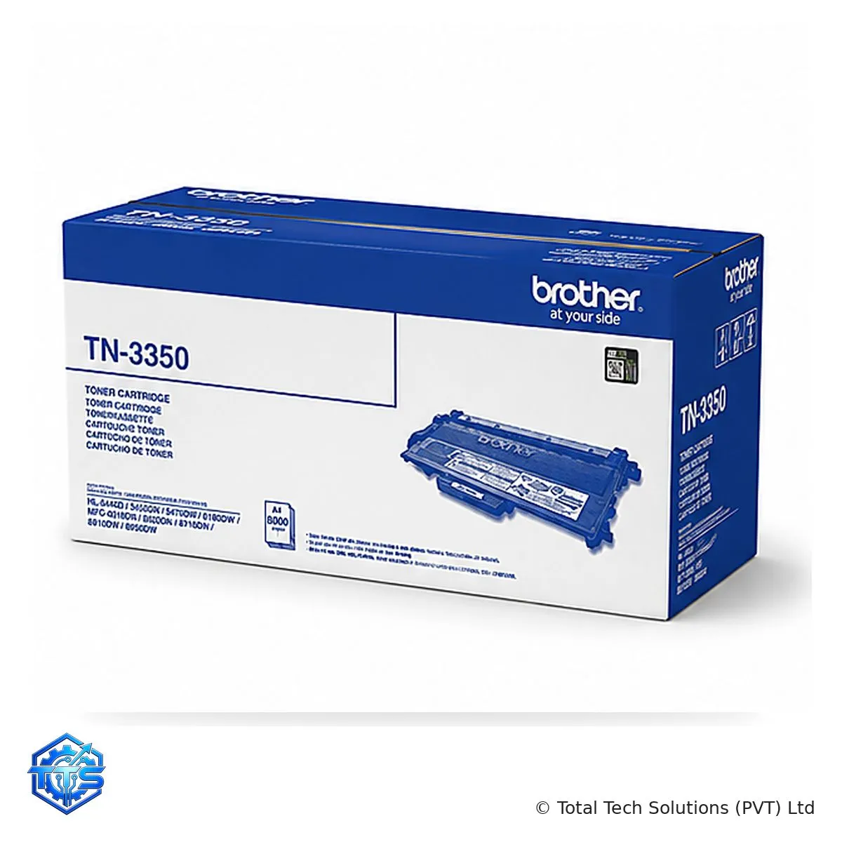 Brother TN-3350 High Yield Black Toner Cartridge, image 3