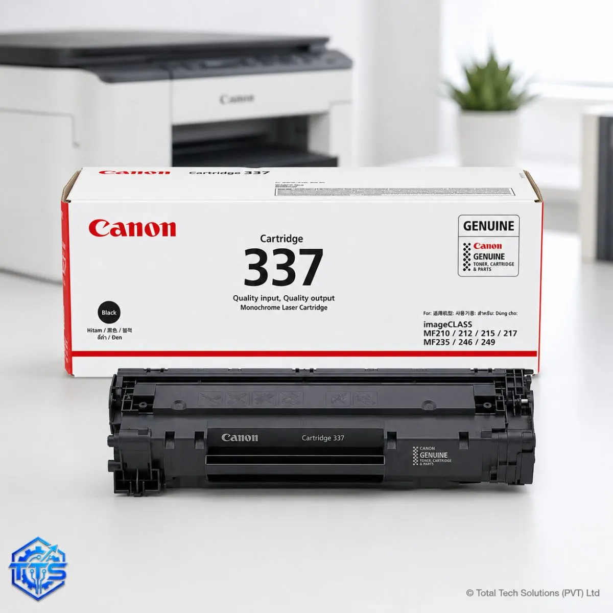 Canon Cartridge 337 Original Black Toner Cartridge, image 3