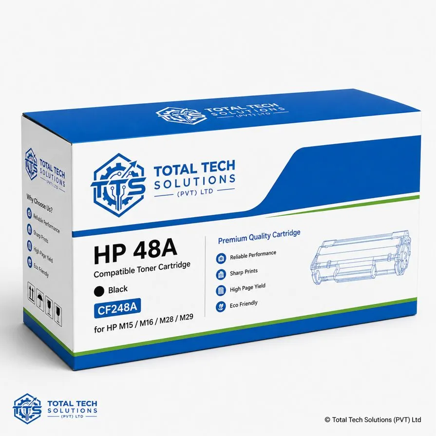 Total Tech Solutions HP 48A Compatible Black Toner Cartridge for HP M15 / M16 / M28 / M29 - CF248A, image 4