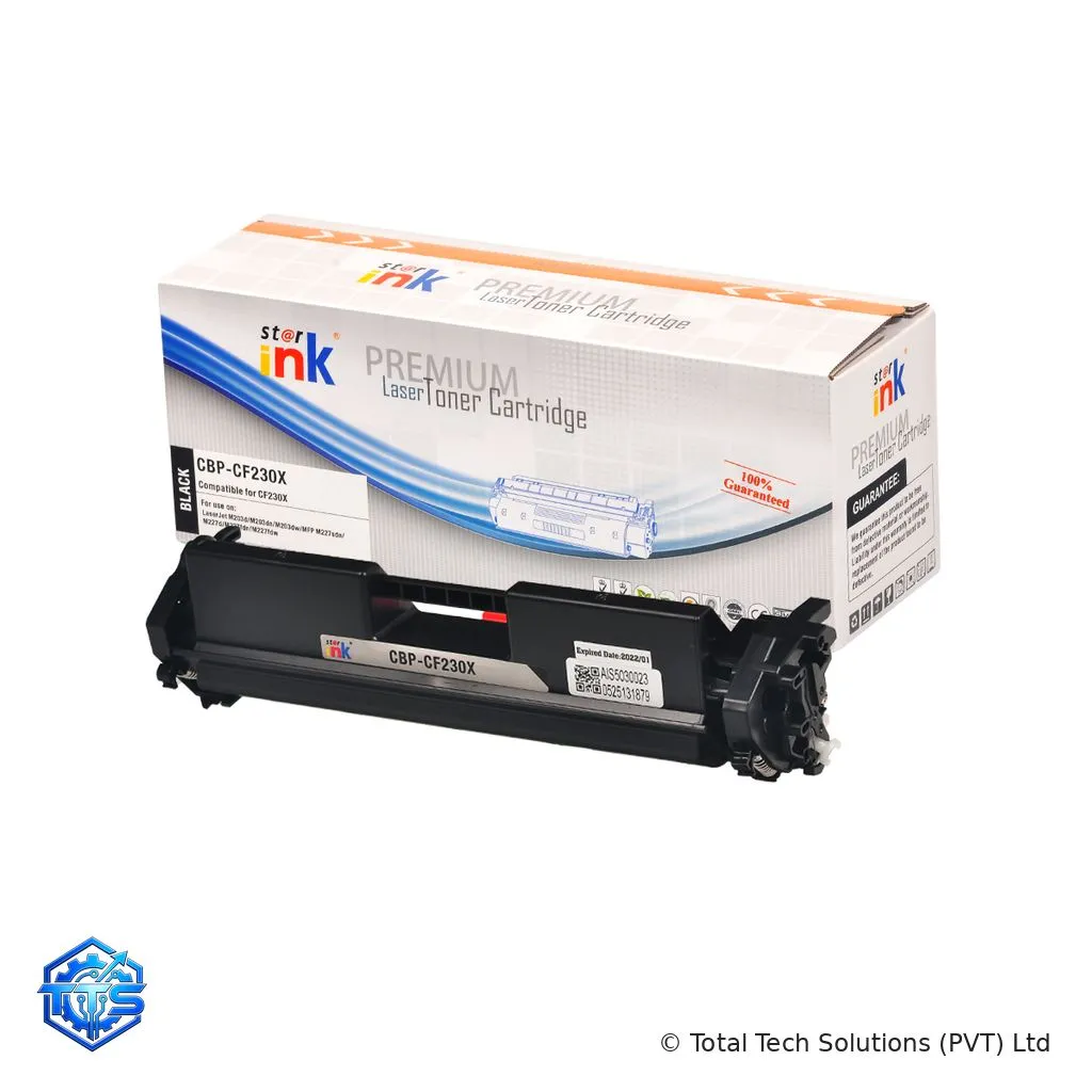Starink CF230X / 30X Compatible Black Toner Cartridge for HP LaserJet Pro M203 and M227 Printers