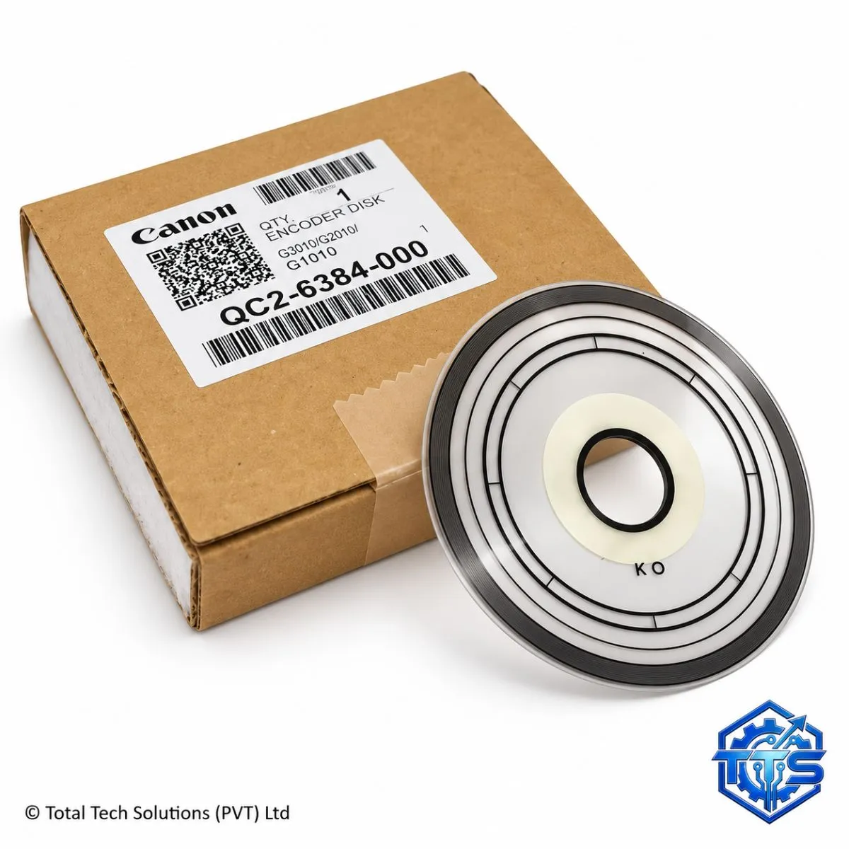Total Tech Solutions Disk Encoder Wheel for Canon G Series 1000 / 2000 / 3000 / 1010 / 2010 / 3010, image 2