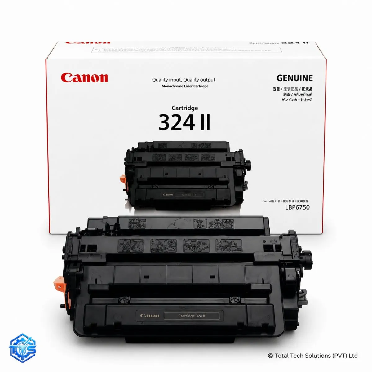 Canon Cartridge 324 II Black Genuine High-Capacity Toner Cartridge