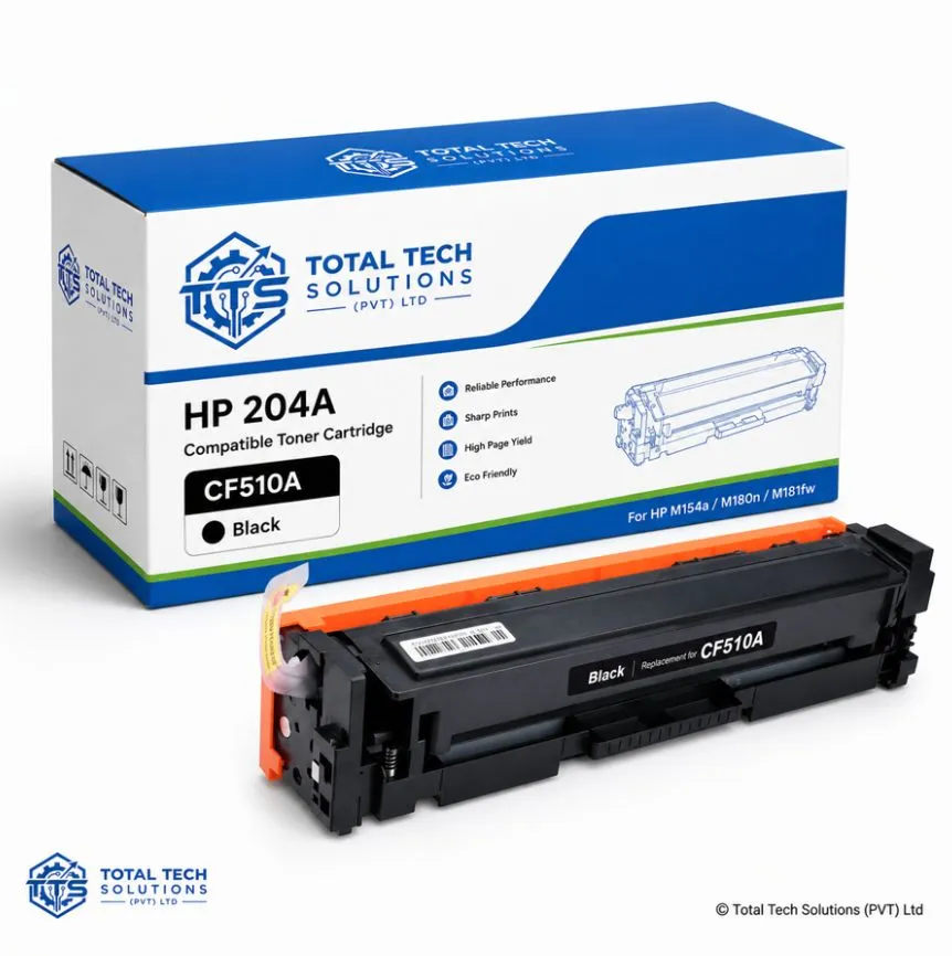 Total Tech Solutions HP 204A Compatible Toner Cartridge for HP M154a / M180n / M181fw