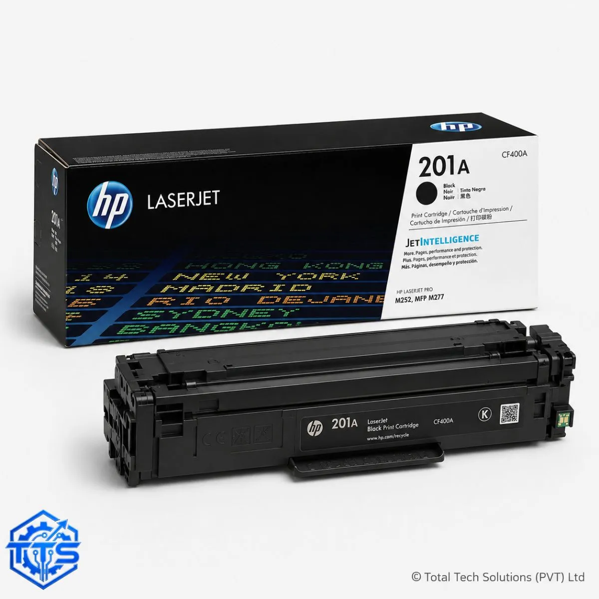 HP 201A Black Original LaserJet Toner Cartridge CF400A, image 2
