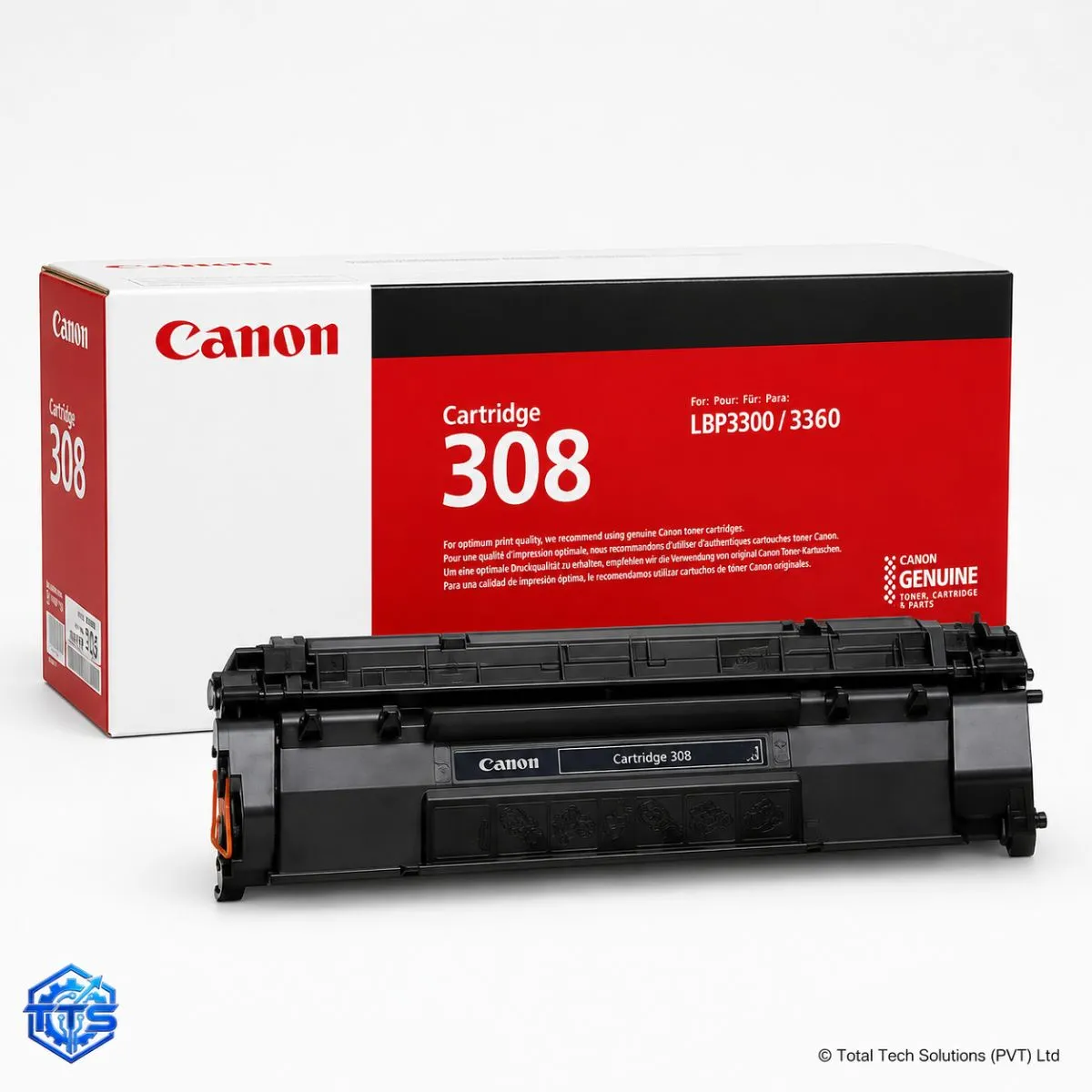 Canon 308 Black Toner Cartridge for LBP3300/LBP3360