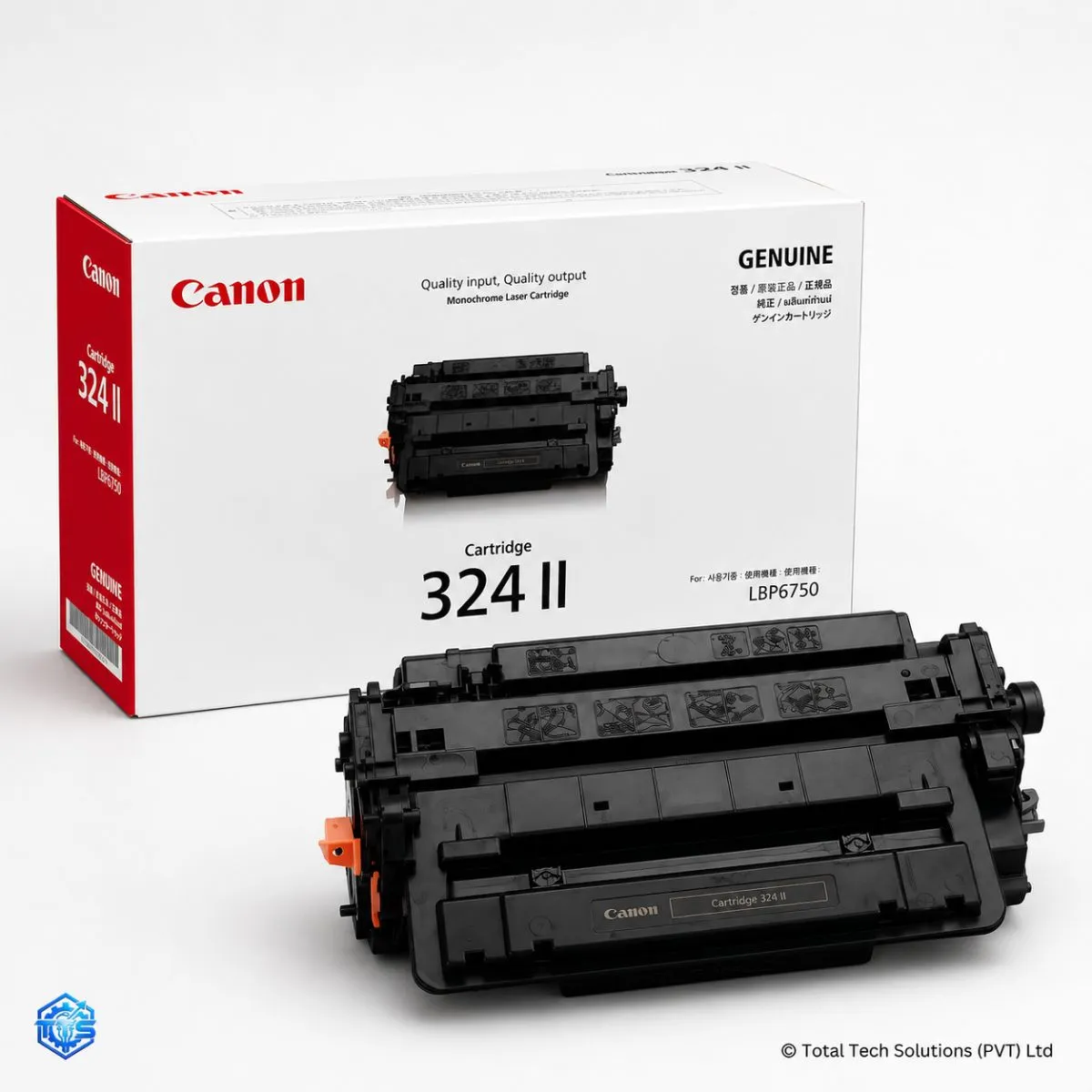 Canon Cartridge 324 II Black Genuine High-Capacity Toner Cartridge, image 3