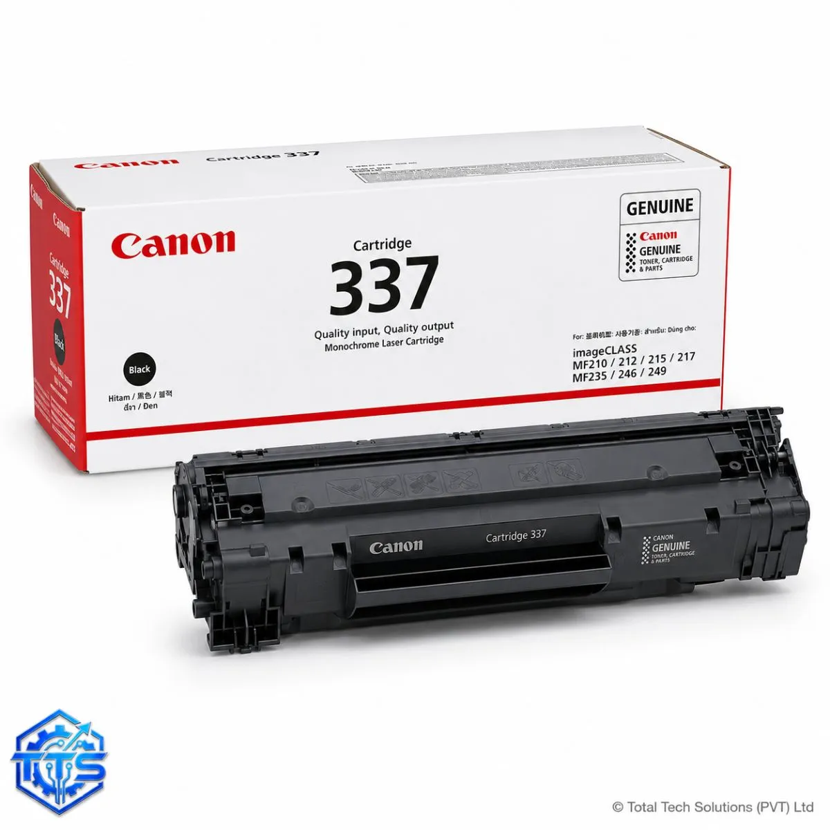 Canon Cartridge 337 Original Black Toner Cartridge, image 2