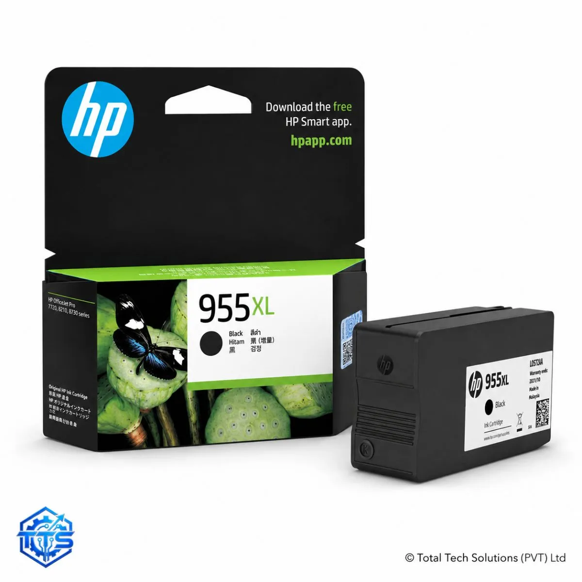HP 955XL High Yield Original Ink Cartridge for 8210/8710/8720/7740, image 2