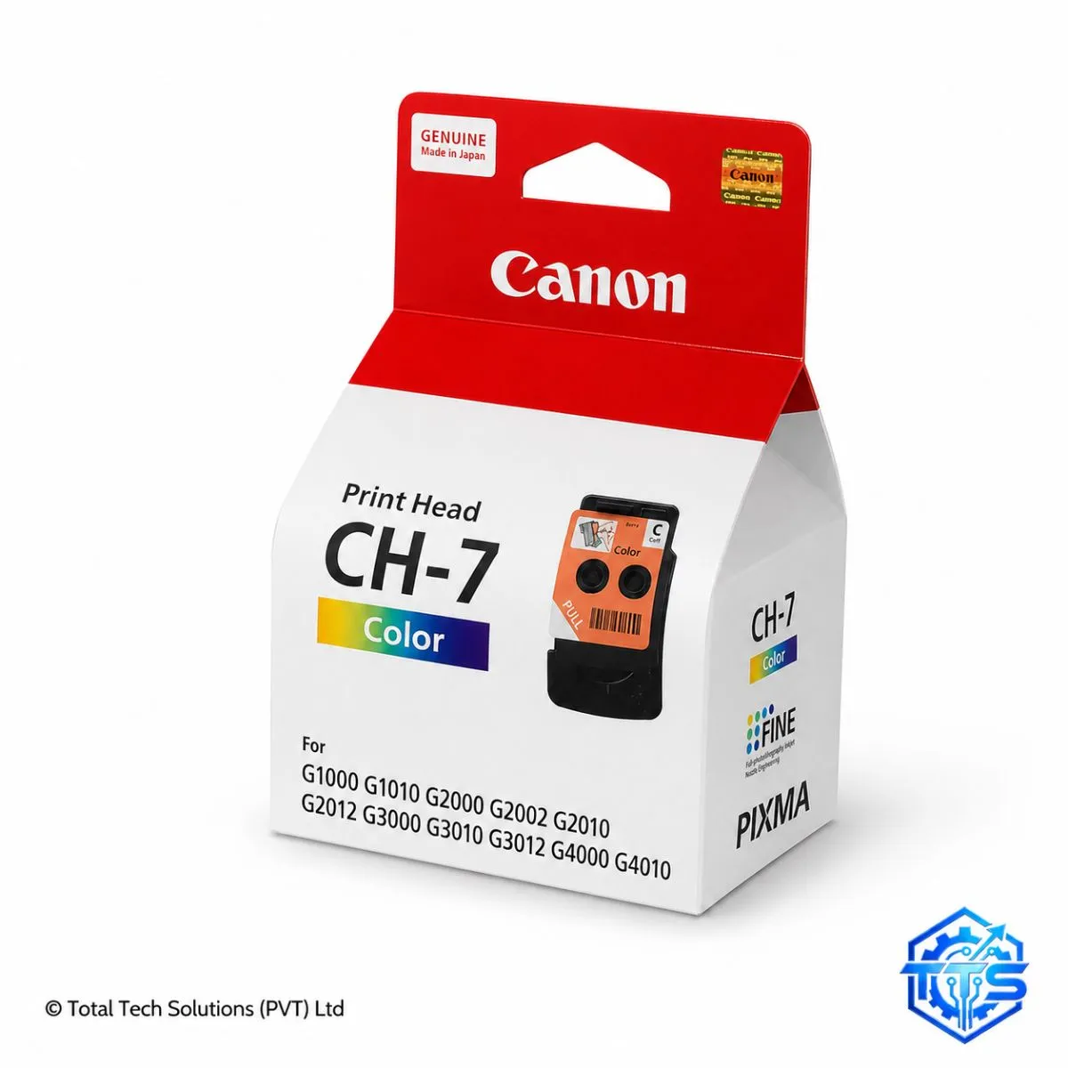 Canon CH-7 Tri-Color Print Head CA92 for PIXMA G1000 / G1010 / G2000 / G2010 / G3000 / G3010 / G4000 / G4010, image 4