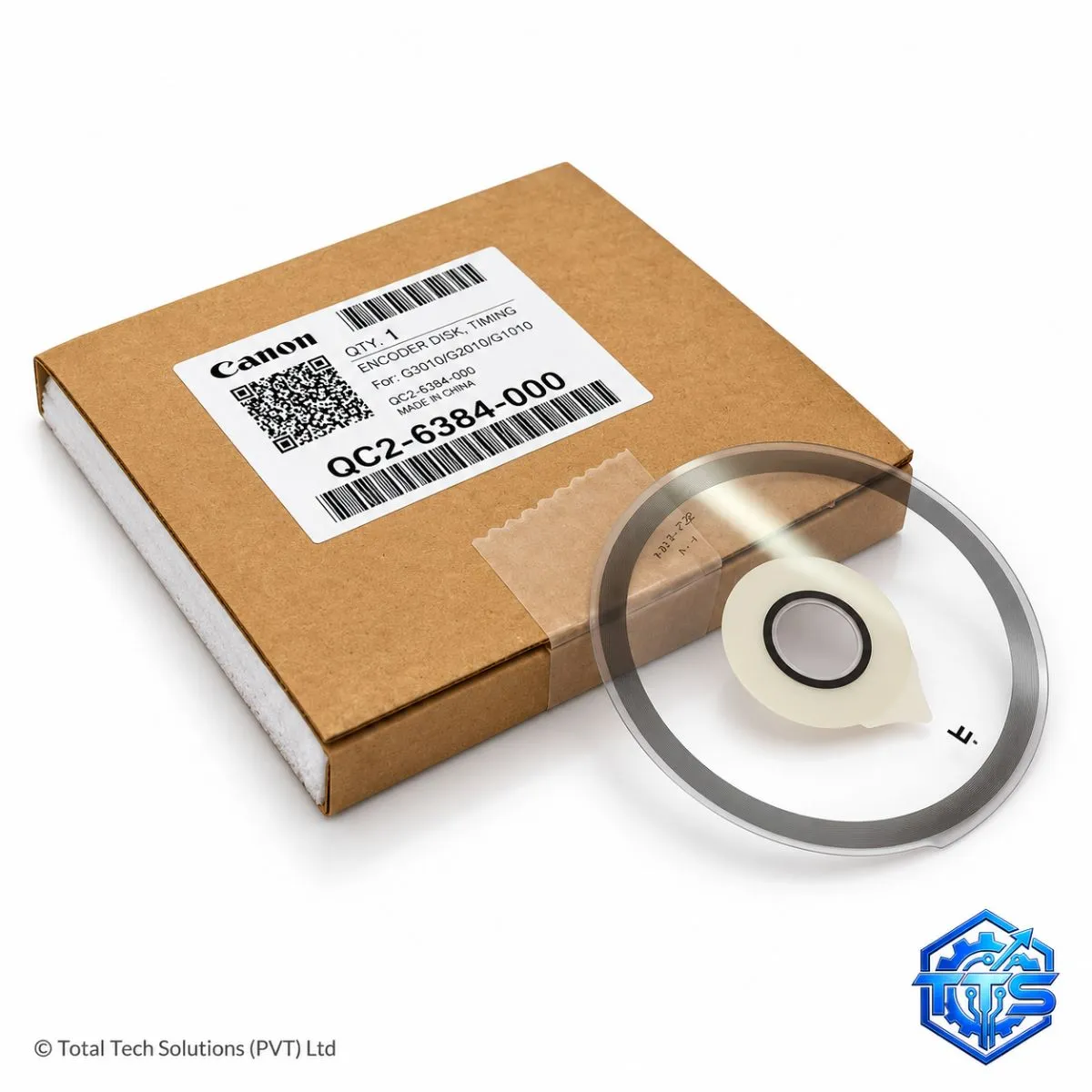 Total Tech Solutions Timing / Encoder Disk for Canon PIXMA G1010 / G2010 / G3010