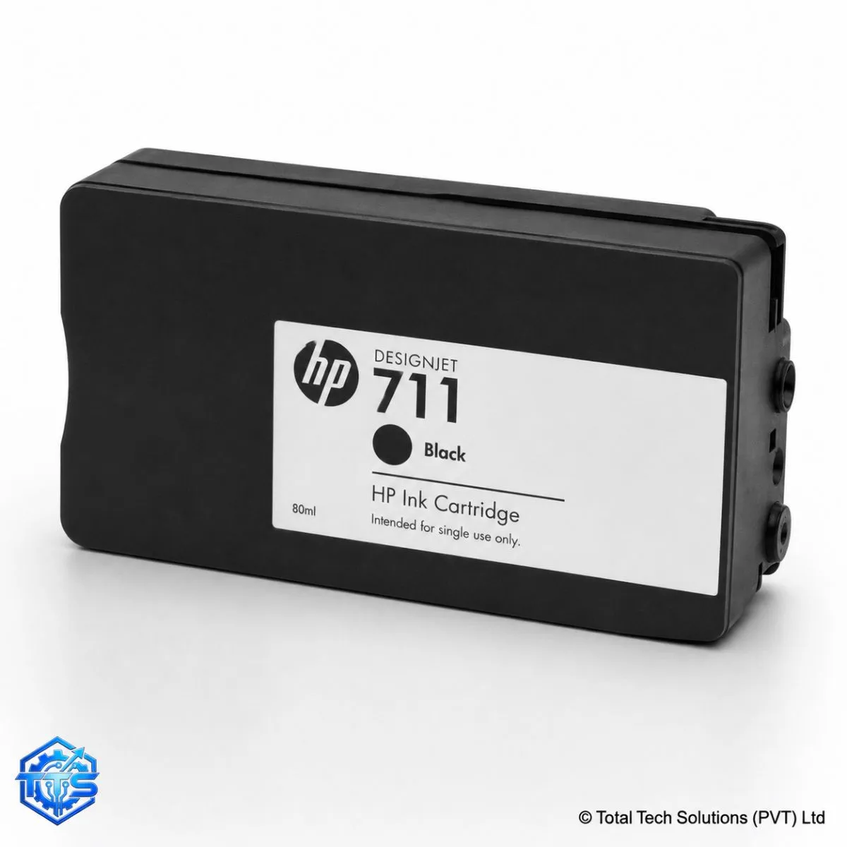 HP 711 80-ml Black Original DesignJet Ink Cartridge for T120 / T520, image 4