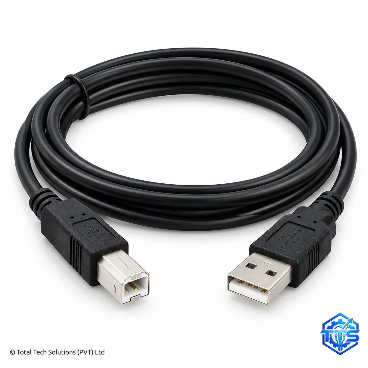 Total Tech Solutions Printer Cable USB 2.0 Type-A to Type-B – 1 Meter, image 3