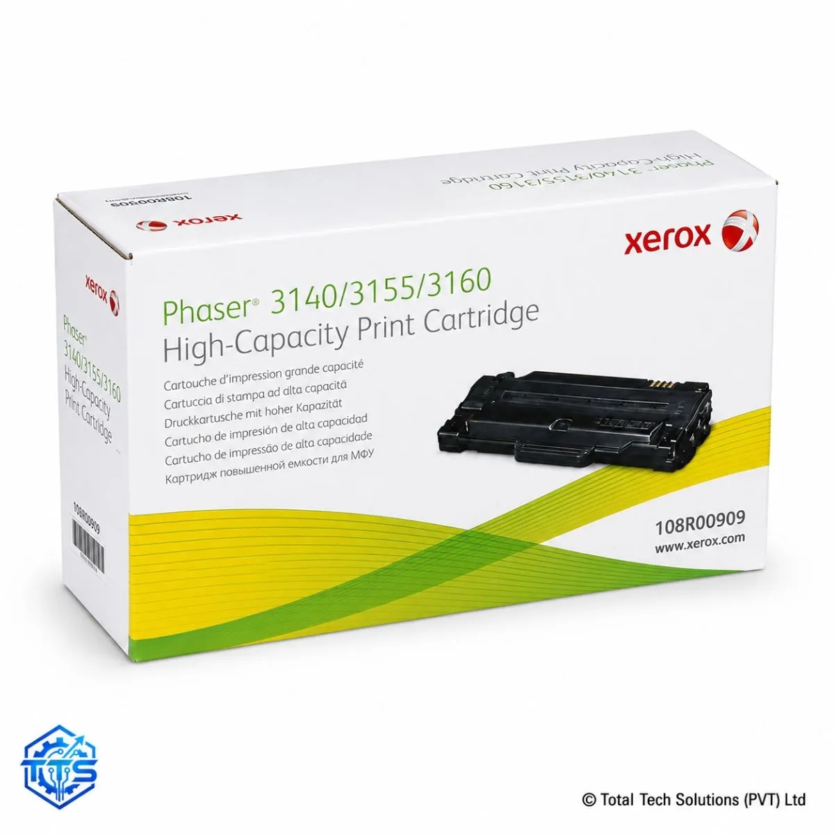 Xerox Phaser 3140 High Yield Black Toner Cartridge, image 3