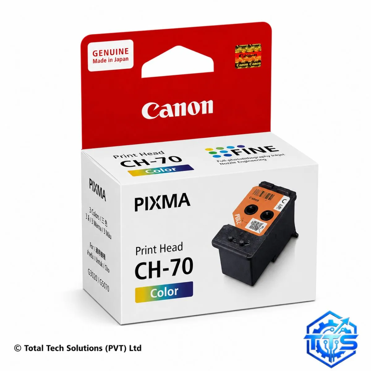 Canon CH-70 Tri-Color Original Print Head for PIXMA G3020 / G5070
