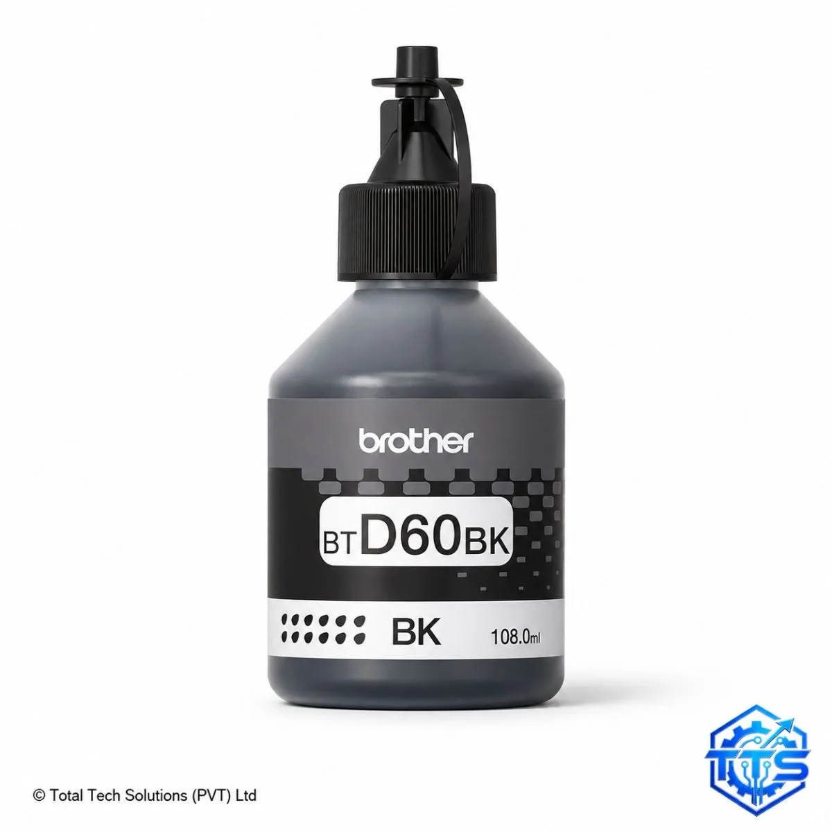 Brother BTD60BK High Yield Black Original Ink Bottle for DCP-T310 / T510W / T710W / MFC-T910DW, image 2