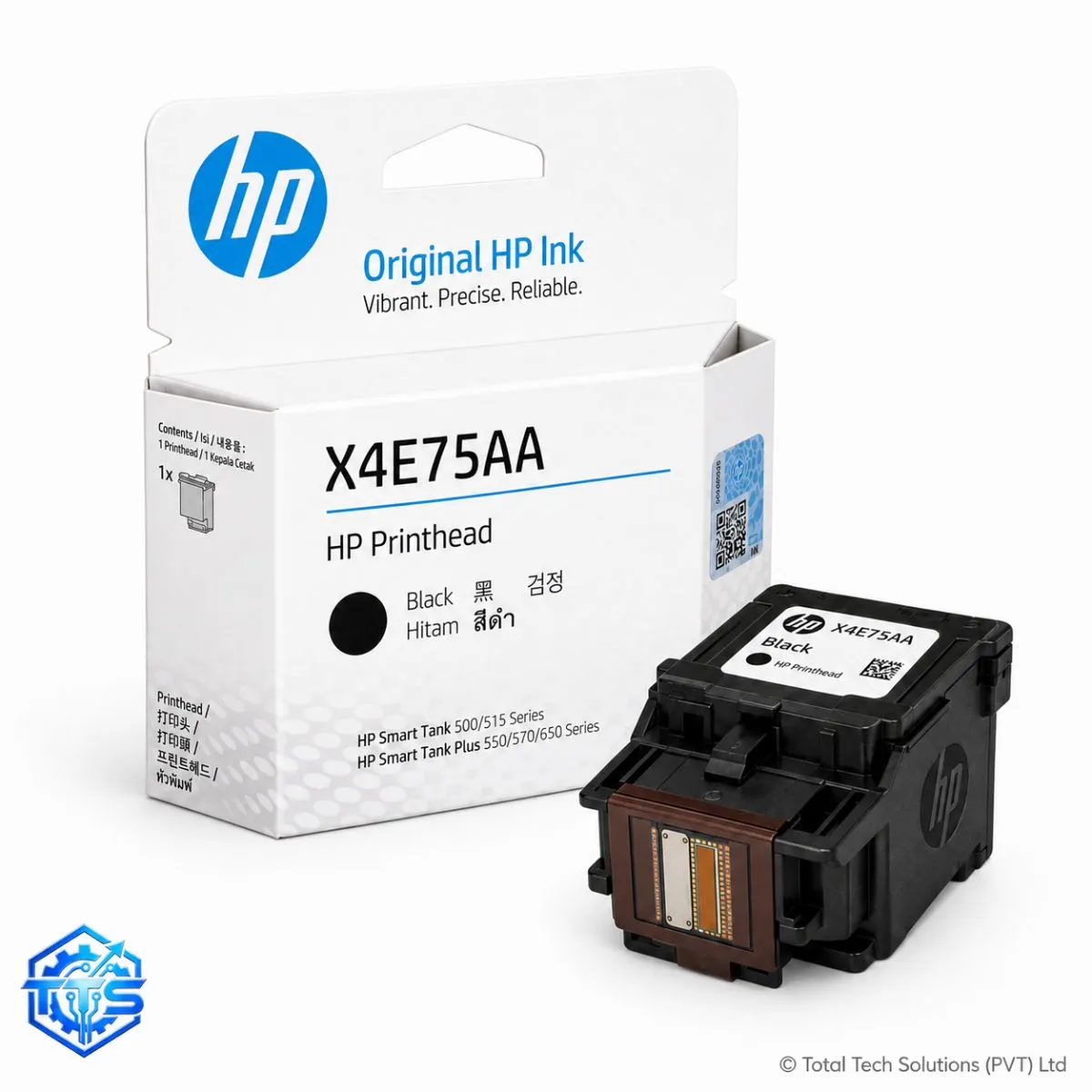 HP X4E75A Black Original Printhead for Smart Tank 500 and 515