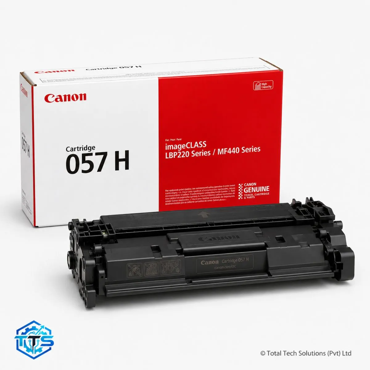 Canon 057H Black Original High Capacity Toner Cartridge, image 3