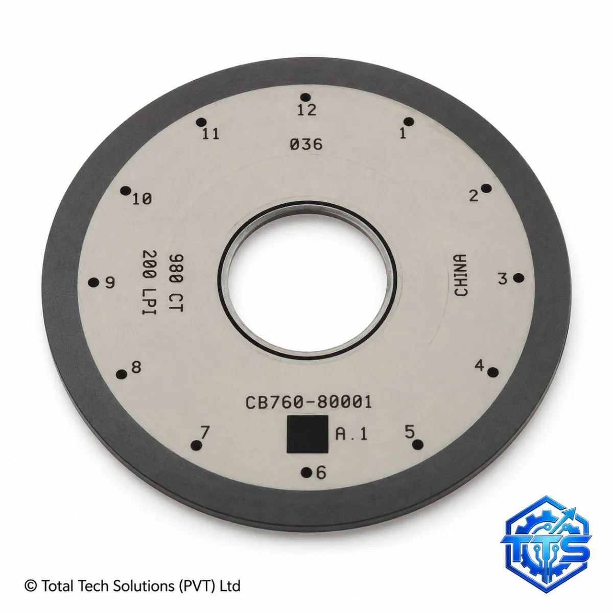 Total Tech Solutions Disk Encoder Wheel for HP Ink Tank 415 / 315 Series, image 4