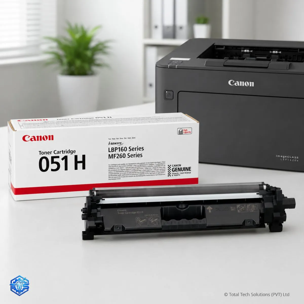 Canon 051H Black Original High-Capacity Toner Cartridge, image 4