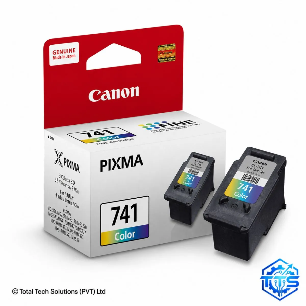 Canon CL-741 Colour Original FINE Ink Cartridge, image 2