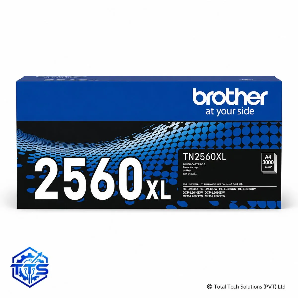 Brother TN-2560XL Original High Yield Black Toner Cartridge