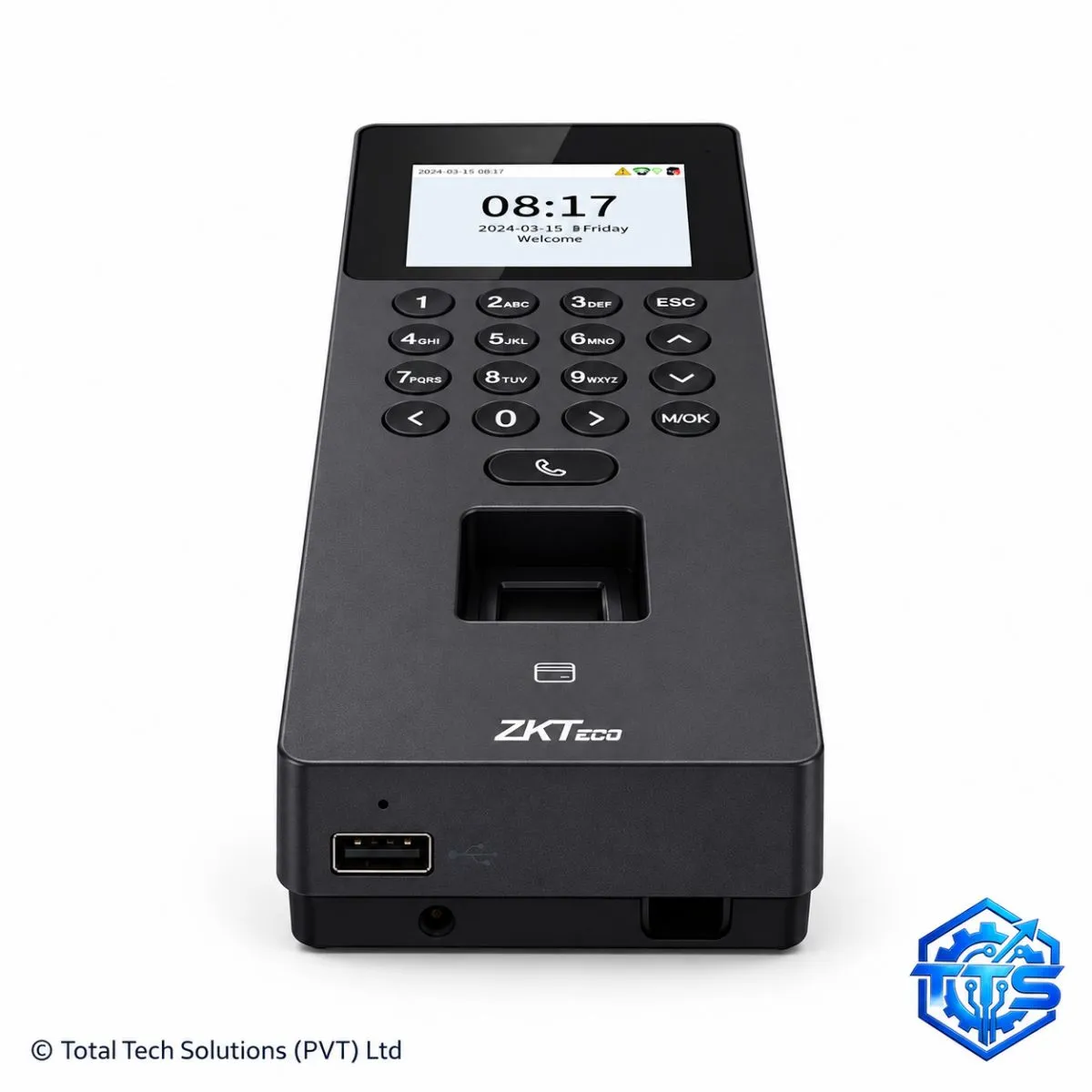 ZKTeco SenseFace 2A Face / Fingerprint / Card Time Attendance & Access Control Terminal, image 4
