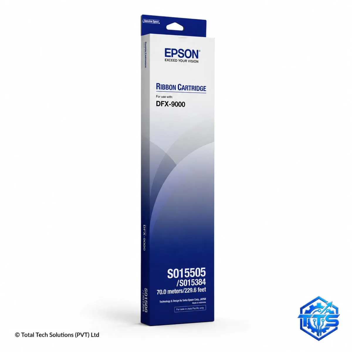 Epson DFX-9000 Black Original Printer Ribbon - S015505 / S015384, image 2