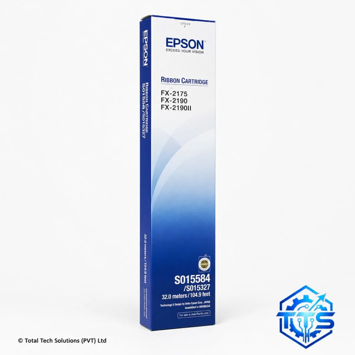 Epson FX-2190 Black Original Printer Ribbon - S015584 for FX-2175 / FX-2190, image 3