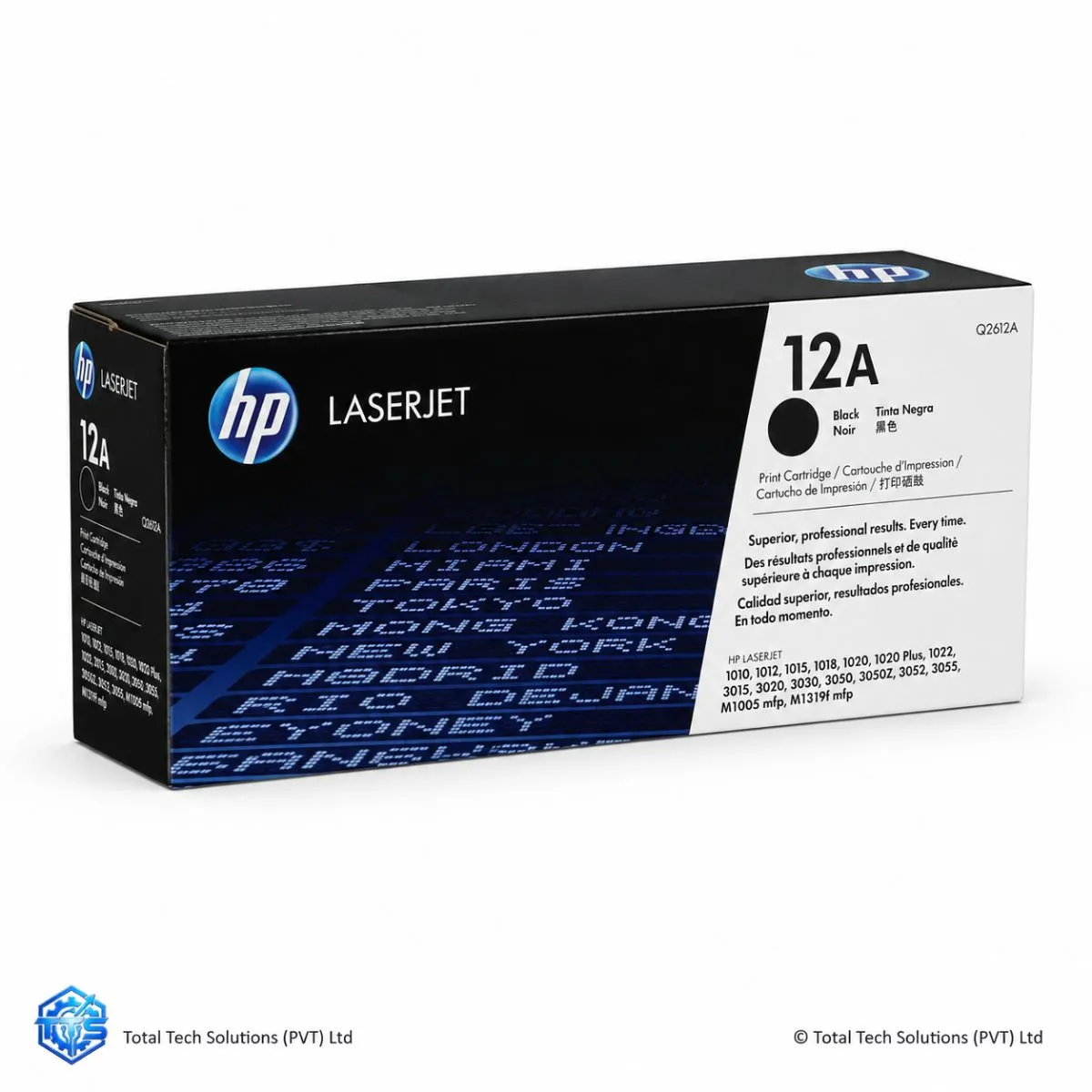 HP 12A Black Original LaserJet Toner Cartridge, image 2