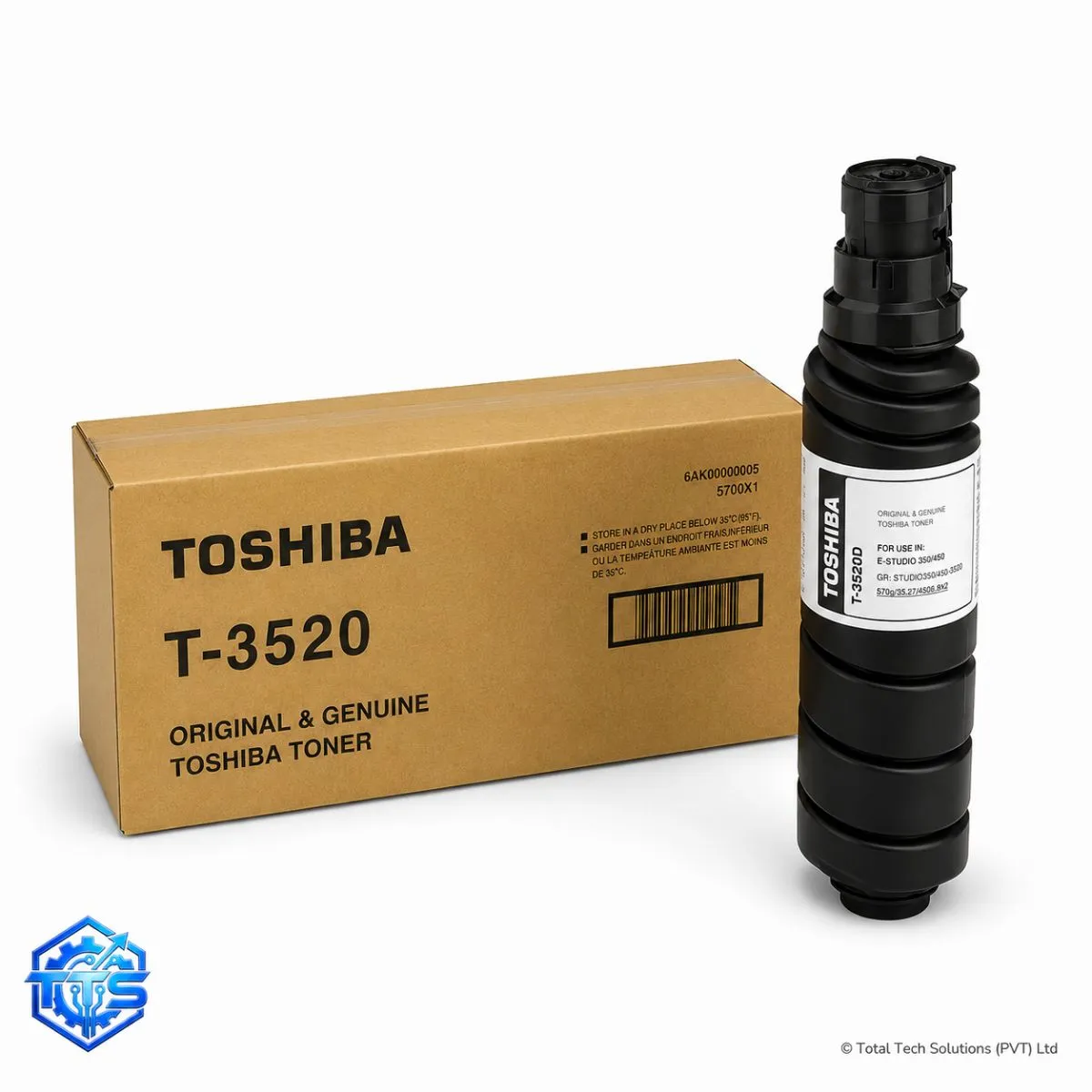 Toshiba E-Studio 350/450 Original Copier Toner Cartridge T-3520D, image 4