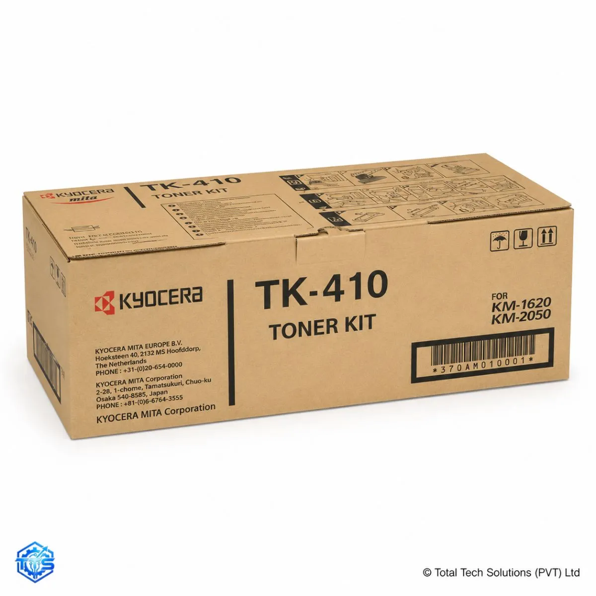 Kyocera TK-410 Original Black Toner Cartridge for KM-1620/KM-1650/KM-2050, image 3