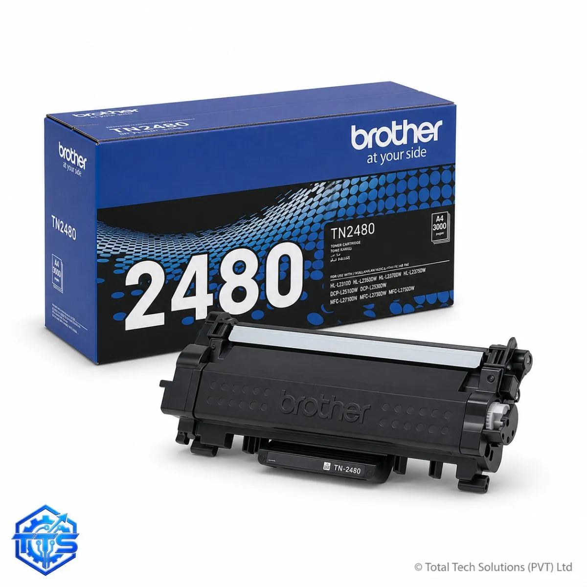 Brother TN-2480 Original High Yield Black Toner Cartridge, image 2